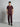 Stretchable (2Way) Men Wine V-Neck With Jogger Scrub Set