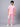 Stretchable (2Way) Male Powder Pink V-Neck With Straight Pant Scrub Set