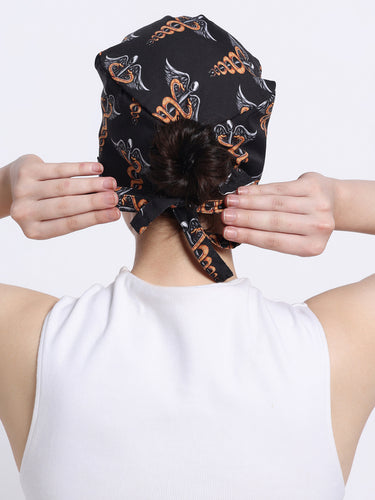 Caduceus Black Unisex Cap 030