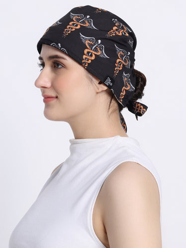 Caduceus Black Unisex Cap 030
