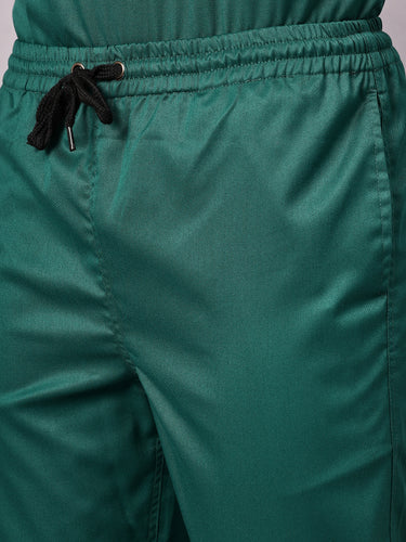 Stretchable (2Way) Men Hunter Green Jogger
