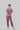 Stretchable (2Way) Female Lilac V-Neck With Straight Pant Scrub Set