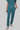 Stretchable (4way) Female Peacock Blue V-Neck With Straight Pant Scrub Set