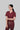 Stretchable (2Way) Female Maroon V-Neck With Jogger Scrub Set