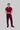 Stretchable (2Way) Male Wine Mandarin Neck With Jogger Scrub Set