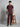 Stretchable (2Way) Men Wine Mandarin Neck With Jogger Scrub Set