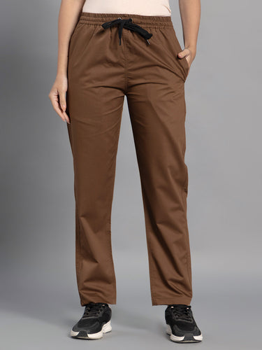 Move Lite Women Mocha (Soft V Neck) Scrub Set