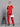 Move Lite Women Ember Red (Soft V Neck) Scrub Set