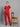Move Lite Women Ember Red (Nova V Neck) Scrub Set