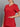 Move Lite Women Ember Red (Core V Neck) Scrub Set