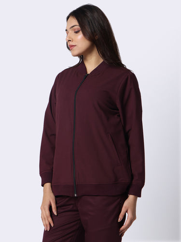 Burgundy Jacket Women