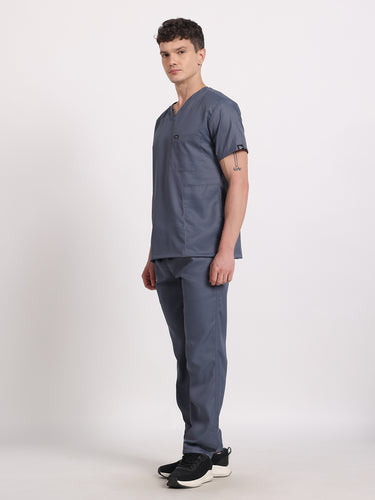 Men Evo Scrub (Slate Grey) Set