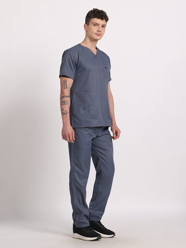Men Evo Scrub (Slate Grey) Set