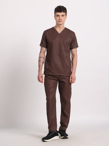 Men Evo Scrub (Walnut) Set