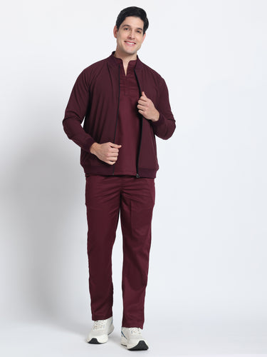 Burgundy Jacket Men