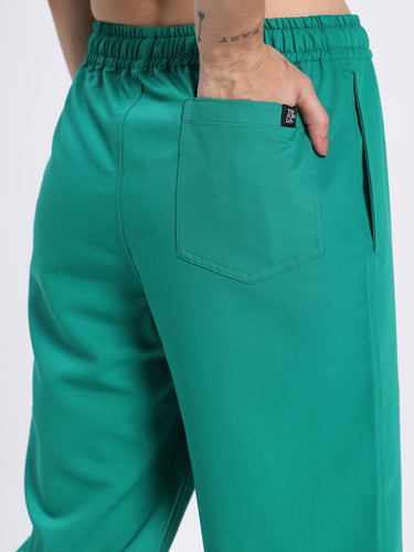 Stretchable (4Way) Female Sea Green Jogger