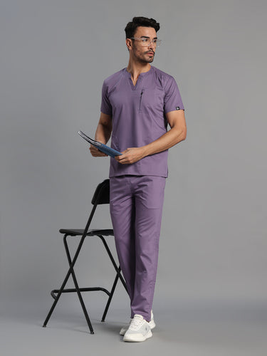 Move Lite Men Ube (Neo Notch Neck) Scrub Set