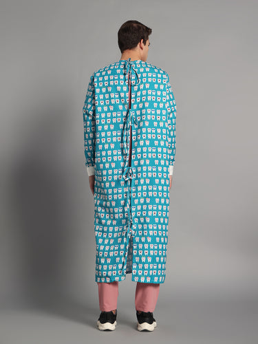 Happy Tooth Surgical Mint Gown (Unisex) 054