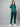 Stretchable (2Way) Female Hunter Green Mandarin Neck With Straight Pant Scrub Set