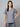 Stretchable (2Way) Female Graphite V-Neck Scrub Top