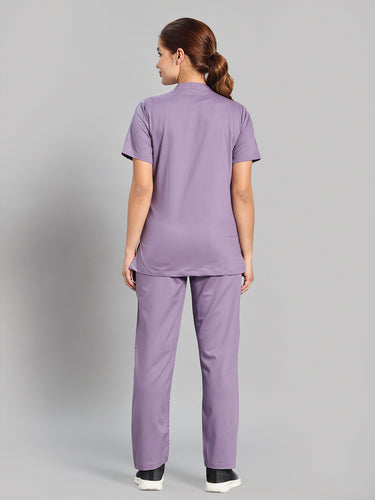 Move Lite Women Ube (Star V Neck) Scrub Set