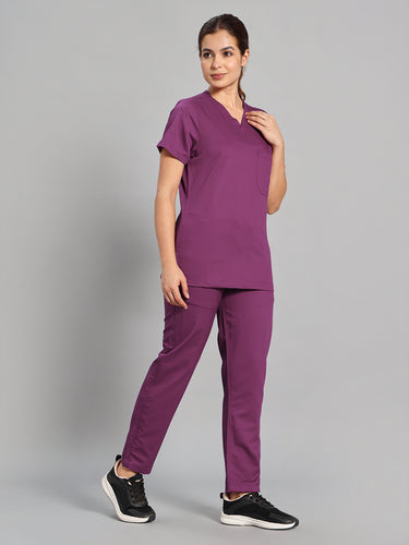 Move Lite Women Coral Mist V Scrub Set