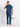 Stretchable (2Way) Male Forest Green Mandarin Neck With Straight Pant Scrub Set