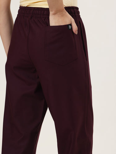 Stretchable (4Way) Female Wine Jogger