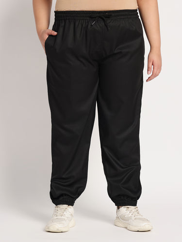 Stretchable (2Way)/Female/ Black Jogger