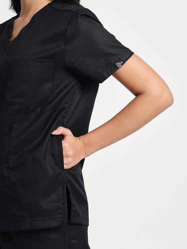 Women Evo Scrub (Black) Set