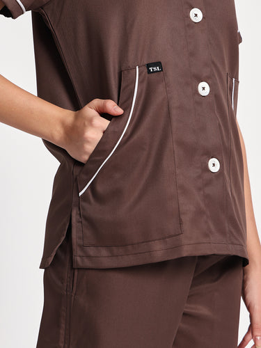 Women Staff Set (Brown)