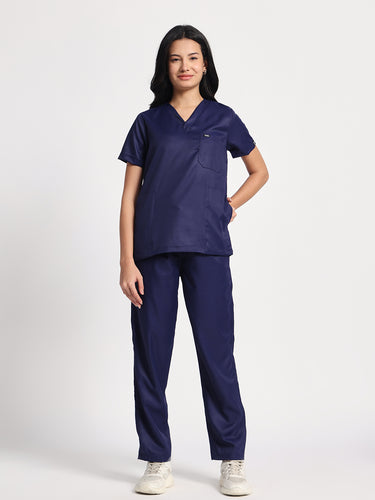 Women Evo Scrub (Navy) Set