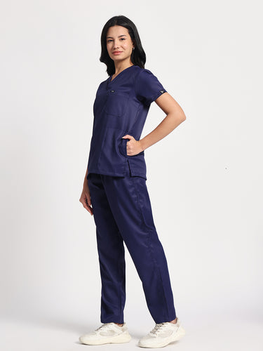 Women Evo Scrub (Navy) Set