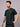 Stretchable (4Way) Male Mandarin Neck Mid Night Green Scrub Top