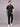 Stretchable (4Way) Male Mid Night Green Mandarin Neck with Straight Pant Scrub Set