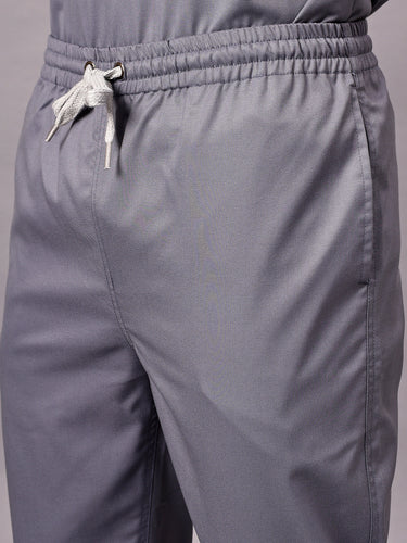 Stretchable (2Way) Male Graphite Straight Scrub Pant