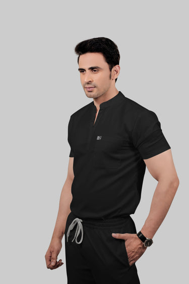 Stretchable (2Way) Male Black Jogger
