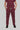 Stretchable (4Way) Male Burgundy Straight Scrub Pant