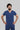 Stretchable (4Way) Male V-Neck Royal Blue Scrub Top