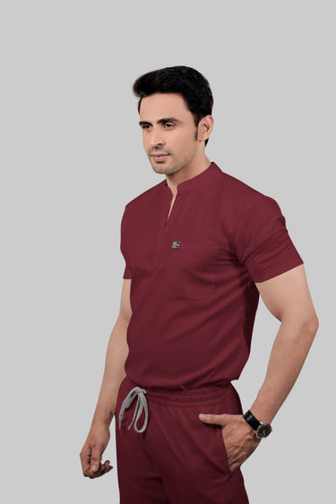 Stretchable (2Way) Male Maroon Jogger