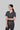Stretchable (2Way) Female Dark Gray V-Neck Scrub Top