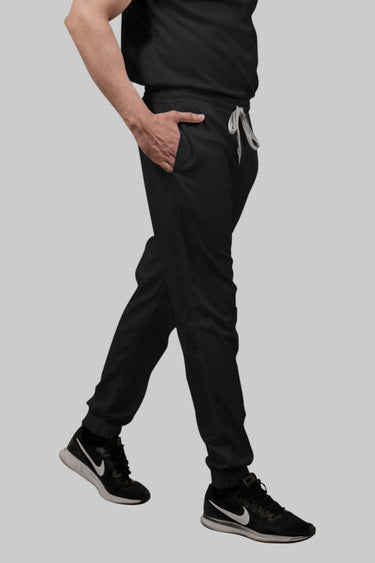 Stretchable (2Way)/Female/ Black Jogger
