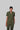 Stretchable (4Way) Female Olive Green Mandarin Neck With Jogger Scrub Set