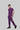 Stretchable (2Way) Male Purple Mandarin Neck With Jogger Scrub Set