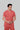 Stretchable (2Way) Male Peach Mandarin Neck Scrub Top